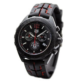 Buy Shop Tag Heuer Formula 1 Manchester United Limited Edition Black Dial Black & Red Rubber Strap Watch for Men - CAZ101J.FT8027 USA Online