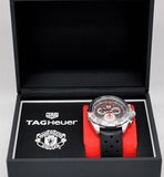 Buy Shop Tag Heuer Formula 1 Manchester United Special Edition Grey Dial Black Silicone Strap Watch for Men - CAZ101M.FT8024 USA Online