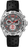Buy Shop Tag Heuer Formula 1 Manchester United Special Edition Grey Dial Black Silicone Strap Watch for Men - CAZ101M.FT8024 USA Online
