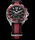 Buy Shop Tag Heuer Formula 1 McLaren Limited Edition Chronograph Black Dial Two Tone NATO Strap Watch for Men - CAZ1112.FC8188 USA Online