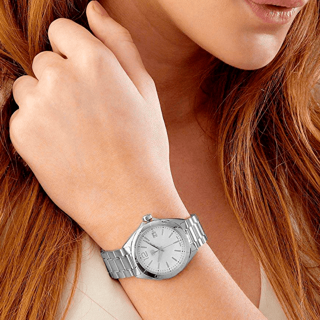 Buy Shop Tag Heuer Formula 1 Mother of Pearl White Dial Silver Steel Strap Watch for Women - WBJ1318.BA0666 USA Online