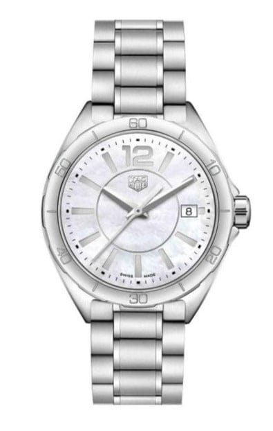 Buy Shop Tag Heuer Formula 1 Mother of Pearl White Dial Silver Steel Strap Watch for Women - WBJ1318.BA0666 USA Online