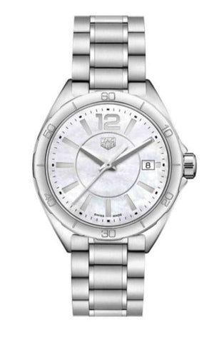 Buy Shop Tag Heuer Formula 1 Mother of Pearl White Dial Silver Steel Strap Watch for Women - WBJ1318.BA0666 USA Online