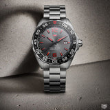 Buy Shop Tag Heuer Formula 1 Quartz Anthracite Dial Silver Steel Strap Watch for Men - WAZ1018.BA0842 USA Online