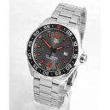 Buy Shop Tag Heuer Formula 1 Quartz Anthracite Dial Silver Steel Strap Watch for Men - WAZ1018.BA0842 USA Online