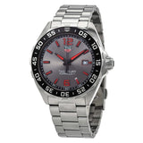 Buy Shop Tag Heuer Formula 1 Quartz Anthracite Dial Silver Steel Strap Watch for Men - WAZ1018.BA0842 USA Online