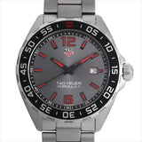 Buy Shop Tag Heuer Formula 1 Quartz Anthracite Dial Silver Steel Strap Watch for Men - WAZ1018.BA0842 USA Online