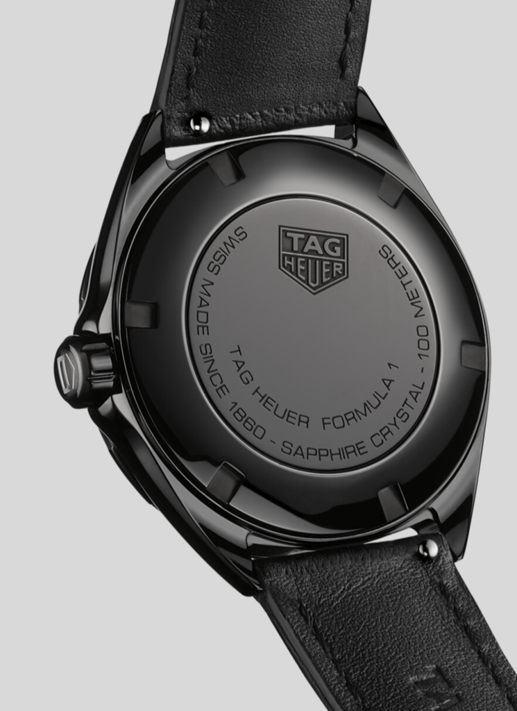 Buy Shop Tag Heuer Formula 1 Quartz Black Dial Black Leather Strap Watch for Women - WBJ1314.FC8230 USA Online