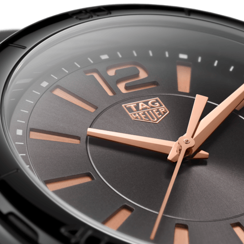 Buy Shop Tag Heuer Formula 1 Quartz Black Dial Black Leather Strap Watch for Women - WBJ1314.FC8230 USA Online