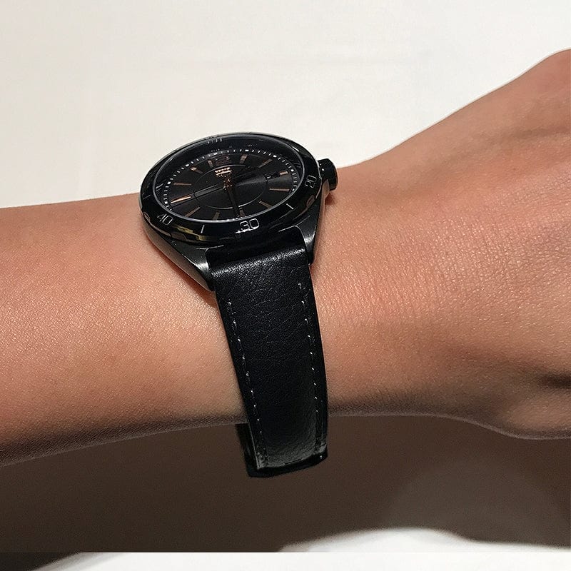 Buy Shop Tag Heuer Formula 1 Quartz Black Dial Black Leather Strap Watch for Women - WBJ1414.FC8234 USA Online