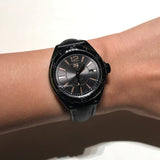 Buy Shop Tag Heuer Formula 1 Quartz Black Dial Black Leather Strap Watch for Women - WBJ1414.FC8234 USA Online