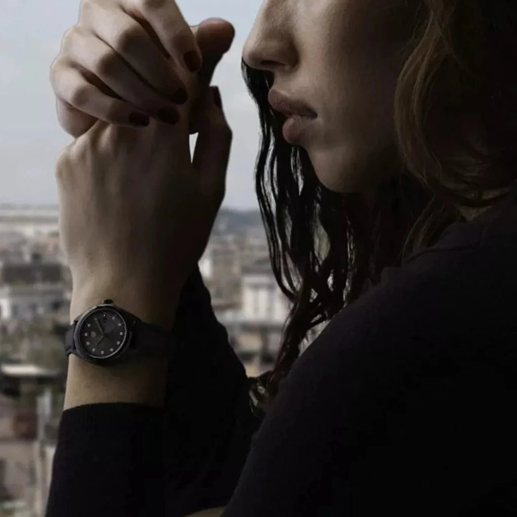 Buy Shop Tag Heuer Formula 1 Quartz Black Dial Black Leather Strap Watch for Women - WBJ1414.FC8234 USA Online