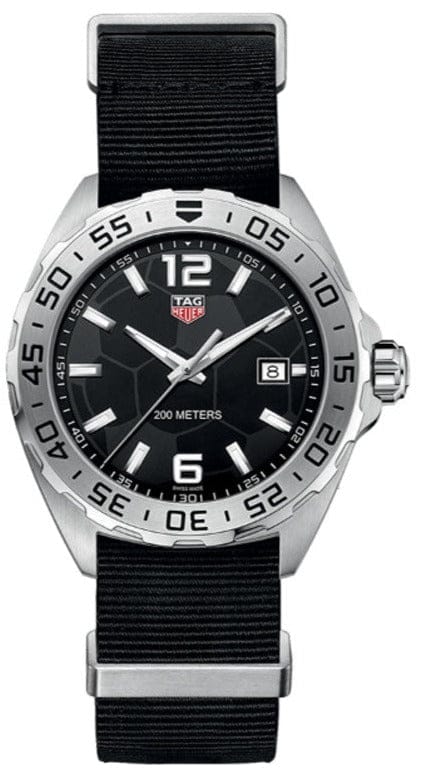Buy Shop Tag Heuer Formula 1 Quartz Black Dial Black NATO Strap Watch for Men - WAZ1015.FC8198 USA Online
