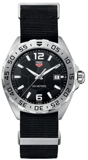 Buy Shop Tag Heuer Formula 1 Quartz Black Dial Black NATO Strap Watch for Men - WAZ1015.FC8198 USA Online