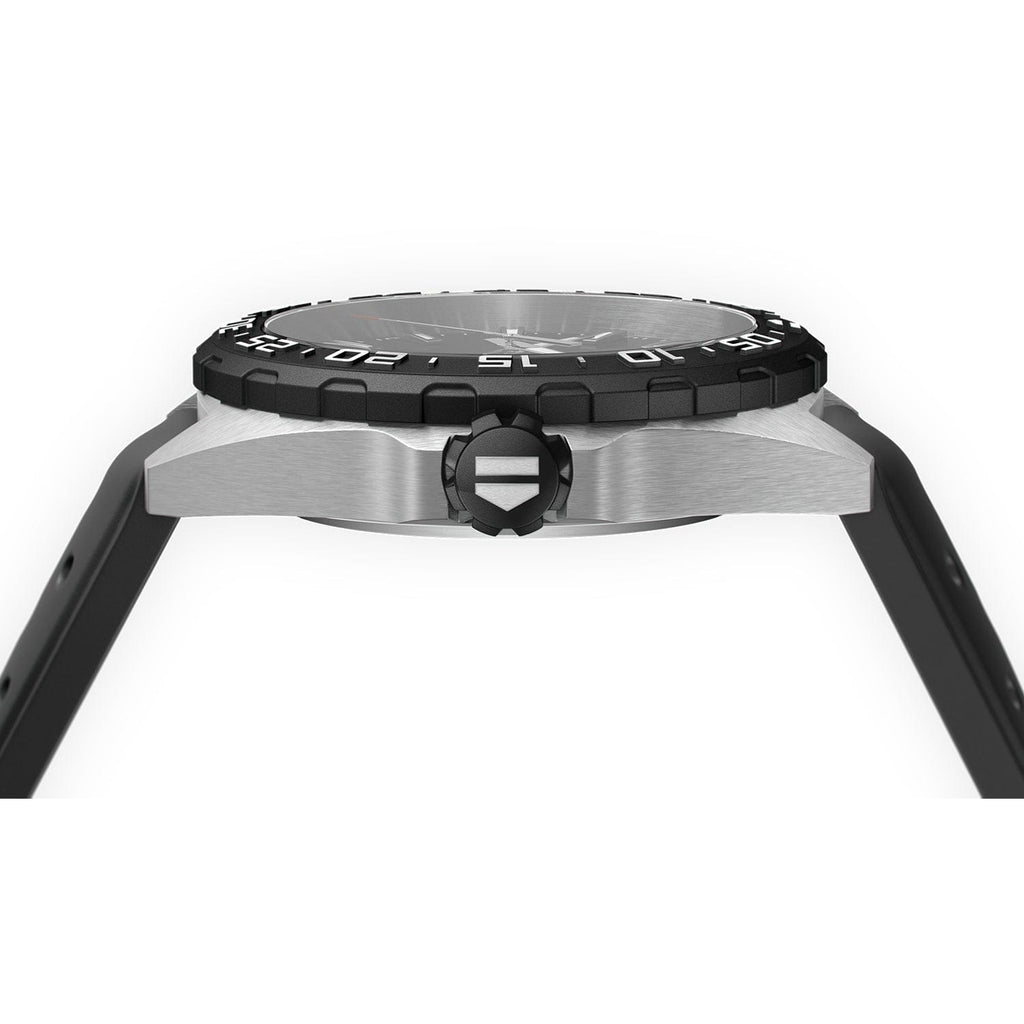 Buy Shop Tag Heuer Formula 1 Quartz Black Dial Black Rubber Strap Watch for Men - WAZ1110.FT8023 USA Online