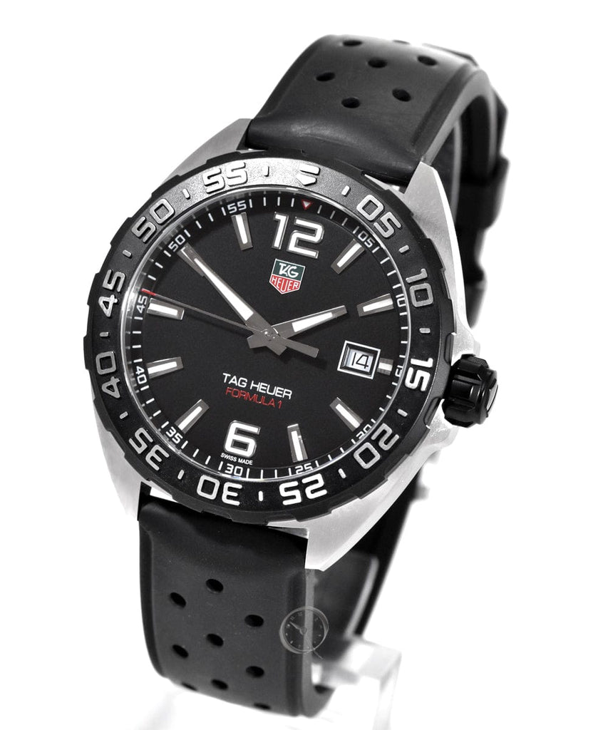 Buy Shop Tag Heuer Formula 1 Quartz Black Dial Black Rubber Strap Watch for Men - WAZ1110.FT8023 USA Online
