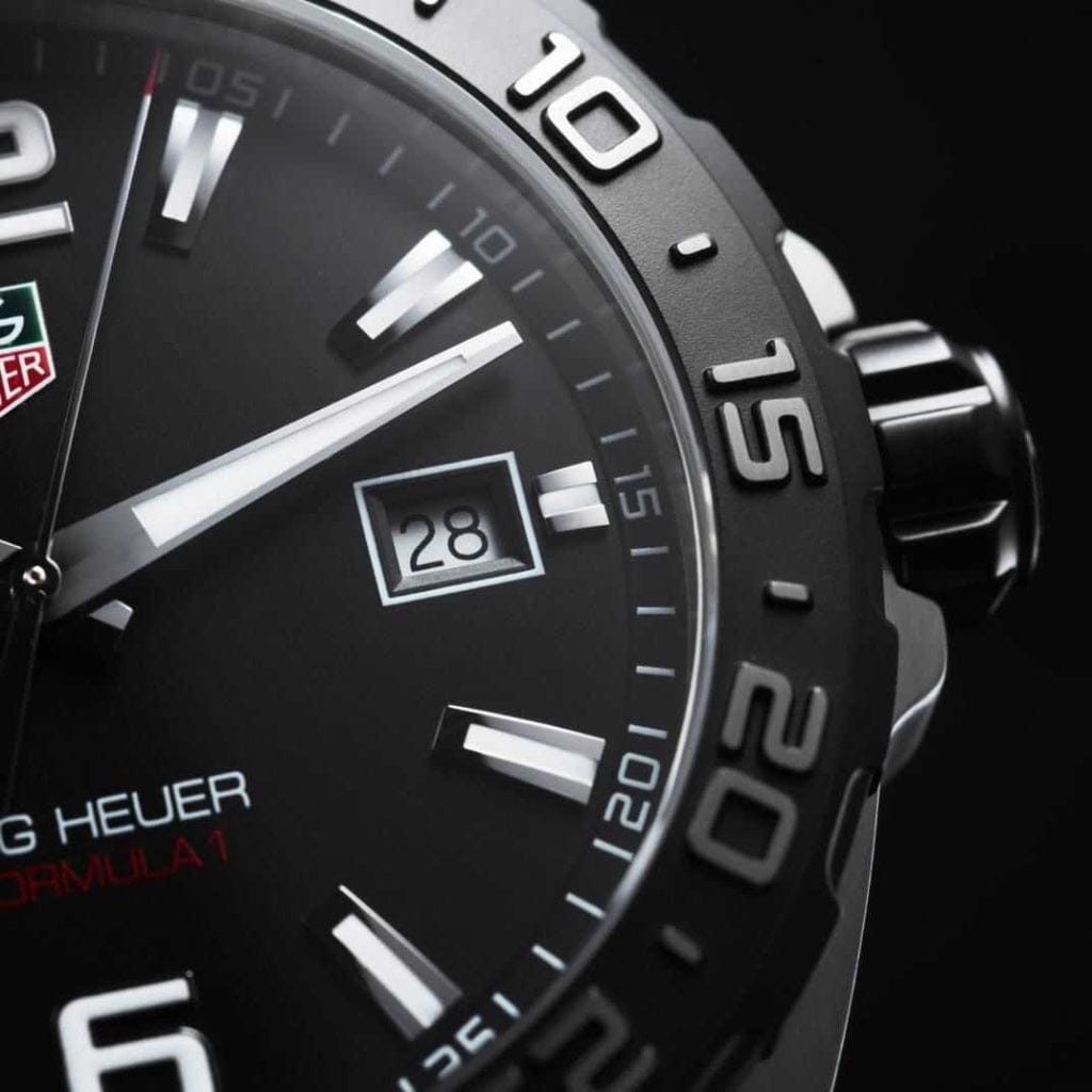 Buy Shop Tag Heuer Formula 1 Quartz Black Dial Black Rubber Strap Watch for Men - WAZ1110.FT8023 USA Online