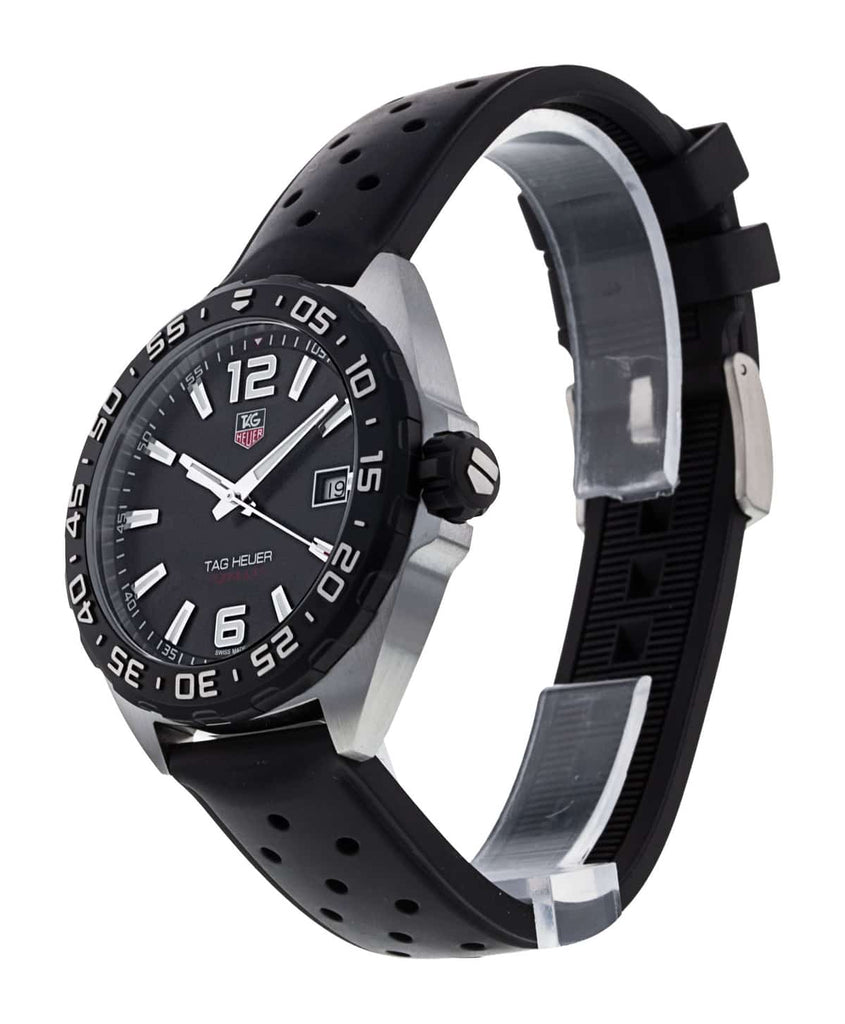 Buy Shop Tag Heuer Formula 1 Quartz Black Dial Black Rubber Strap Watch for Men - WAZ1110.FT8023 USA Online