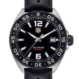 Buy Shop Tag Heuer Formula 1 Quartz Black Dial Black Rubber Strap Watch for Men - WAZ1110.FT8023 USA Online