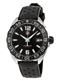 Buy Shop Tag Heuer Formula 1 Quartz Black Dial Black Rubber Strap Watch for Men - WAZ1110.FT8023 USA Online