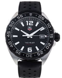 Buy Shop Tag Heuer Formula 1 Quartz Black Dial Black Rubber Strap Watch for Men - WAZ1110.FT8023 USA Online