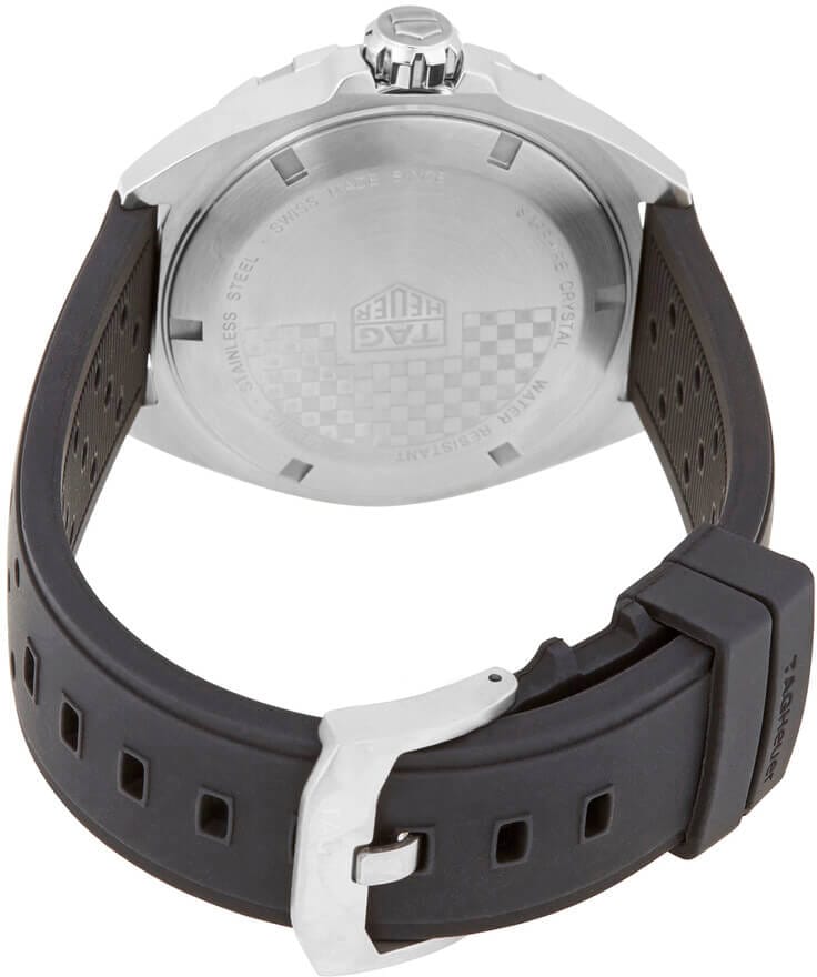 Buy Shop Tag Heuer Formula 1 Quartz Black Dial Black Rubber Strap Watch for Men - WAZ1112.FT8023 USA Online