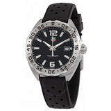 Buy Shop Tag Heuer Formula 1 Quartz Black Dial Black Rubber Strap Watch for Men - WAZ1112.FT8023 USA Online
