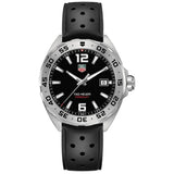 Buy Shop Tag Heuer Formula 1 Quartz Black Dial Black Rubber Strap Watch for Men - WAZ1112.FT8023 USA Online
