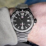 Buy Shop Tag Heuer Formula 1 Quartz Black Dial Silver Steel Strap Watch for Men - WAZ1110.BA0875 USA Online