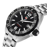Buy Shop Tag Heuer Formula 1 Quartz Black Dial Silver Steel Strap Watch for Men - WAZ1110.BA0875 USA Online
