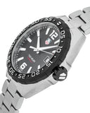Buy Shop Tag Heuer Formula 1 Quartz Black Dial Silver Steel Strap Watch for Men - WAZ1110.BA0875 USA Online
