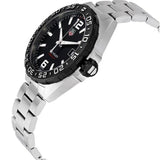 Buy Shop Tag Heuer Formula 1 Quartz Black Dial Silver Steel Strap Watch for Men - WAZ1110.BA0875 USA Online