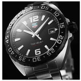 Buy Shop Tag Heuer Formula 1 Quartz Black Dial Silver Steel Strap Watch for Men - WAZ1110.BA0875 USA Online