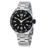 Buy Shop Tag Heuer Formula 1 Quartz Black Dial Silver Steel Strap Watch for Men - WAZ1110.BA0875 USA Online