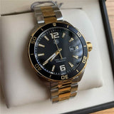 Buy Shop Tag Heuer Formula 1 Quartz Black Dial Two Tone Steel Strap Watch for Men - WAZ1121.BB0879 USA Online