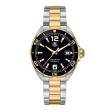 Buy Shop Tag Heuer Formula 1 Quartz Black Dial Two Tone Steel Strap Watch for Men - WAZ1121.BB0879 USA Online