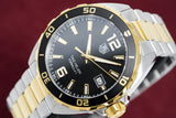 Tag Heuer Formula 1 Quartz Black Dial Two Tone Steel Strap Watch for Men - WAZ1121.BB0879