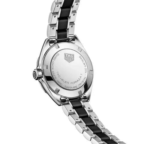 Buy Shop Tag Heuer Formula 1 Quartz Black Dial Two Tone Steel Strap Watch for Women - WBJ141AA.BA0973 USA Online