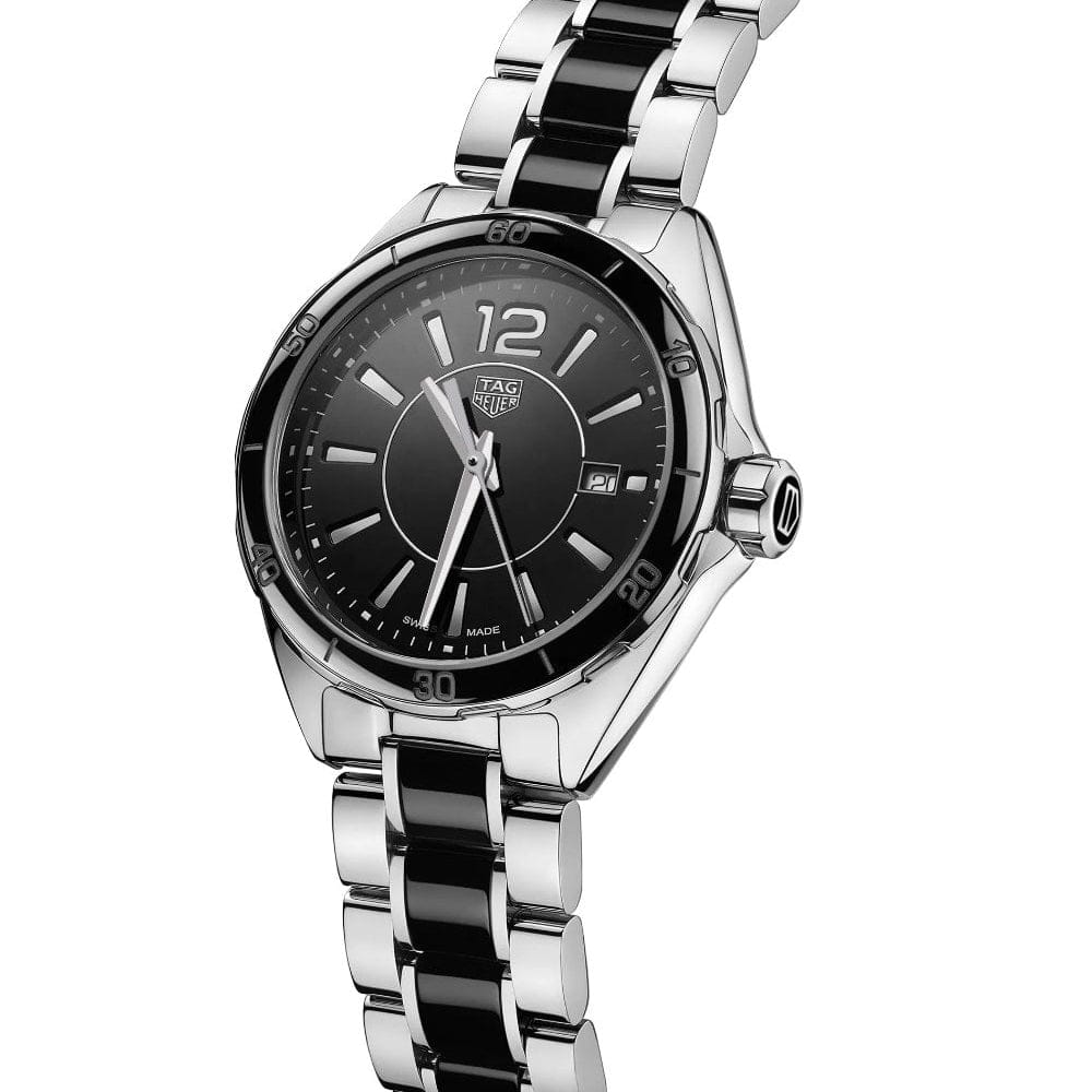 Buy Shop Tag Heuer Formula 1 Quartz Black Dial Two Tone Steel Strap Watch for Women - WBJ141AA.BA0973 USA Online