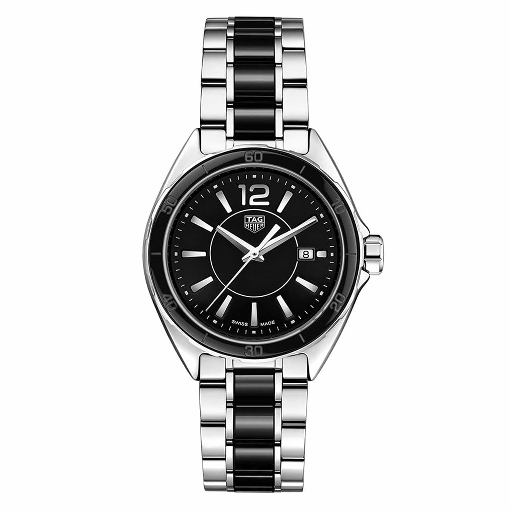 Buy Shop Tag Heuer Formula 1 Quartz Black Dial Two Tone Steel Strap Watch for Women - WBJ141AA.BA0973 USA Online