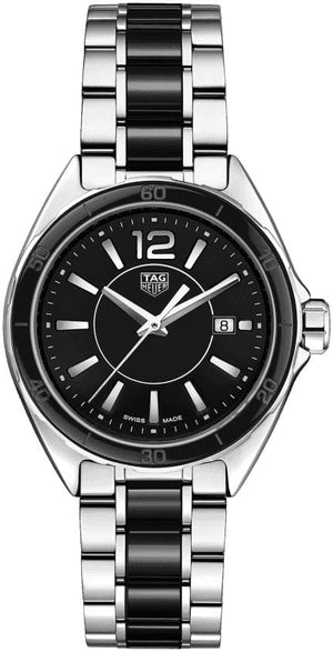 Buy Shop Tag Heuer Formula 1 Quartz Black Dial Two Tone Steel Strap Watch for Women - WBJ141AA.BA0973 USA Online