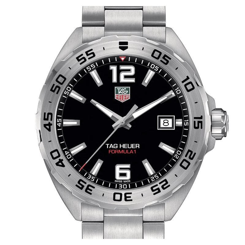 Buy Shop Tag Heuer Formula 1 Quartz Black Dial Watch For Men - WAZ1112.BA0875 USA Online