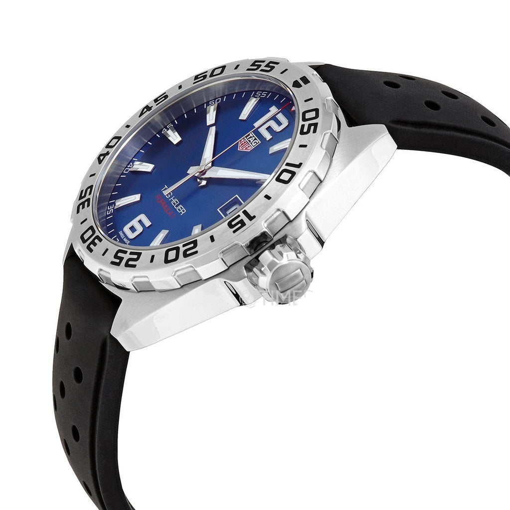 Buy Shop Tag Heuer Formula 1 Quartz Blue Dial Black Rubber Strap Watch for Men - WAZ1118.FT8023 USA Online