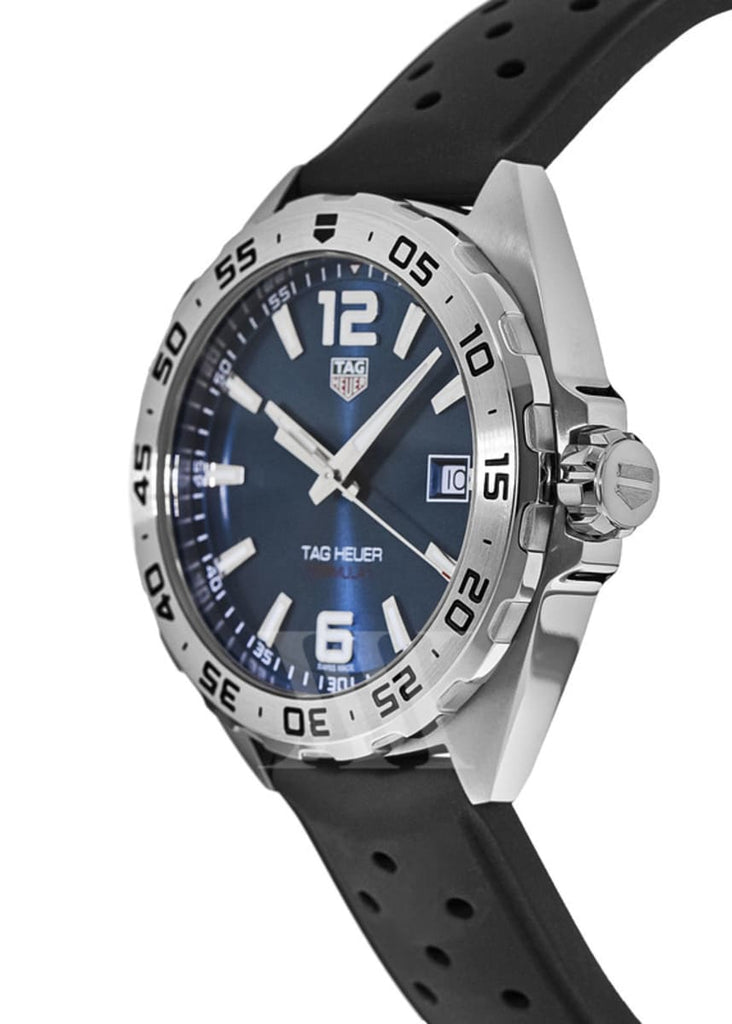 Buy Shop Tag Heuer Formula 1 Quartz Blue Dial Black Rubber Strap Watch for Men - WAZ1118.FT8023 USA Online
