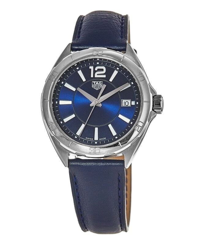 Buy Shop Tag Heuer Formula 1 Quartz Blue Dial Blue Leather Strap Watch for Women - WBJ1312.FC8231 USA Online