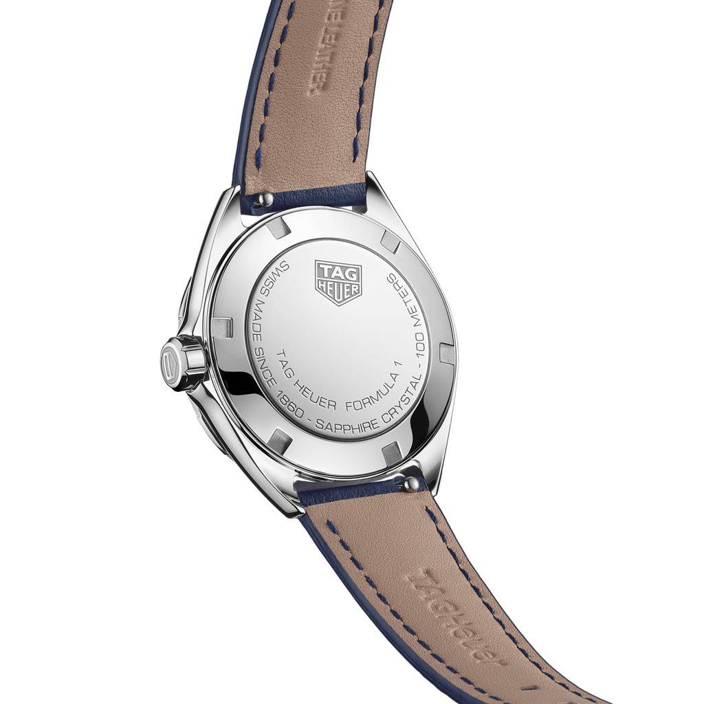 Buy Shop Tag Heuer Formula 1 Quartz Blue Dial Blue Leather Strap Watch for Women - WBJ1412.FC8233 USA Online