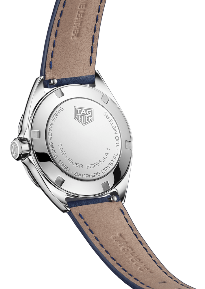 Buy Shop Tag Heuer Formula 1 Quartz Blue Dial Blue Leather Strap Watch for Women - WBJ1412.FC8233 USA Online