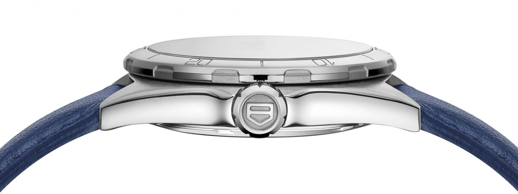 Buy Shop Tag Heuer Formula 1 Quartz Blue Dial Blue Leather Strap Watch for Women - WBJ1412.FC8233 USA Online