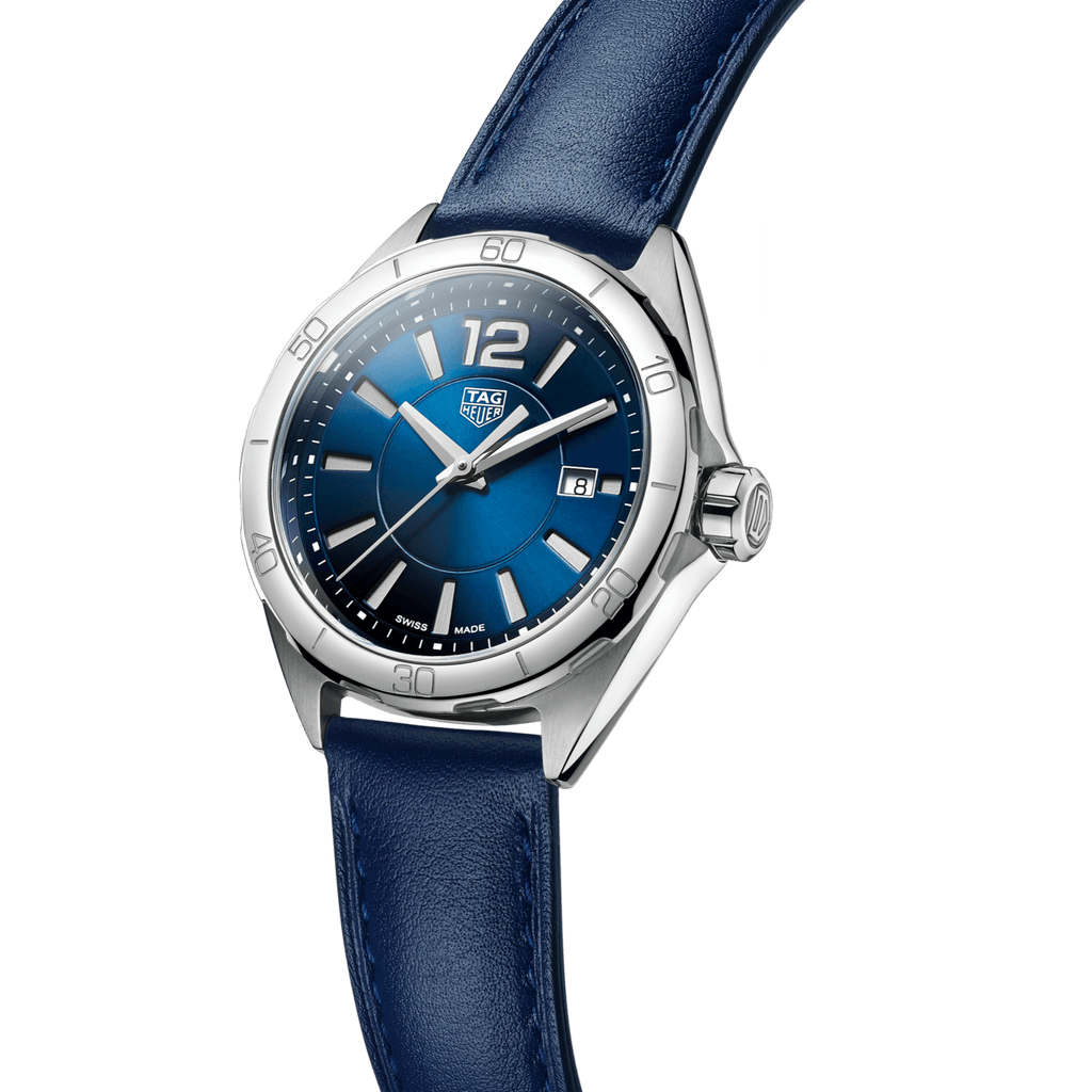 Buy Shop Tag Heuer Formula 1 Quartz Blue Dial Blue Leather Strap Watch for Women - WBJ1412.FC8233 USA Online