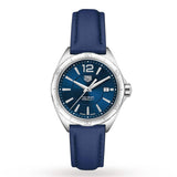 Buy Shop Tag Heuer Formula 1 Quartz Blue Dial Blue Leather Strap Watch for Women - WBJ1412.FC8233 USA Online
